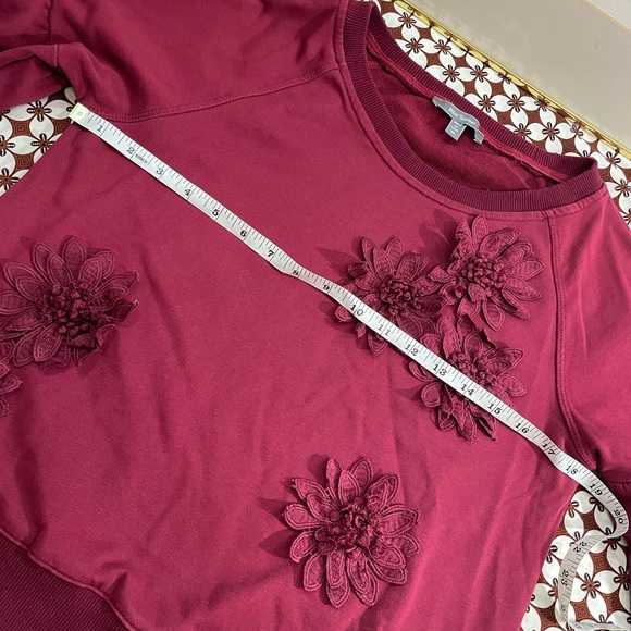 Anthropologie floral appliqué pull over - Picture 12 of 12